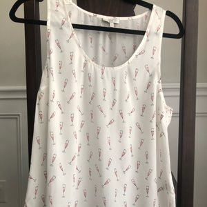 Joie Champagne Silk Tank